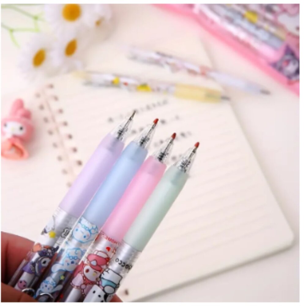 QD - 2301-6 Hello Kitty Mix Character Pens 6 pack - Picture 5 of 5